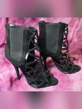 Givenchy FW08 Cage Open Toe Booties 36.5 Riccardo Tisci Italy Archive